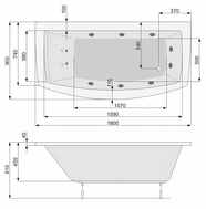 Quarzo 180x90 + рама