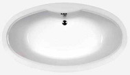 Vision 180x95 + злив-перелив хром