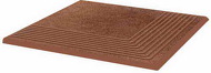 Taurus Brown 30 x 30 x 1,1 stopnica ryflowana narożna