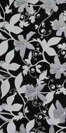 wall decoration Floris black 29,8x59,8