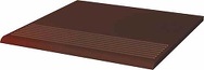 Cloud Brown 30 x 30 x 1,1 stopnice ryflowane proste