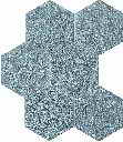 wall mosaic Lace graphite 22,1x29,8
