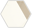 Calacatta Hexagon Mat. B 17,1x19,8