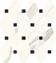 Calacatta Mozaika Mix Poler 23.6 x 25.2