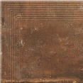 corner step Piatto red 300x300x9 mm