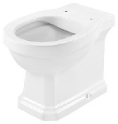 Carmen Single floorstanding Rimless WC with dual outlet