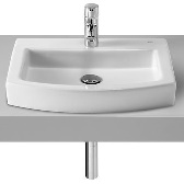 Hall Washbasin 52x44cm countertop with hole for tap