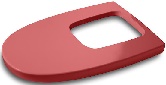 Khroma lid for bidet red