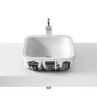 Urban New York Washbasin countertop 40x40cm 