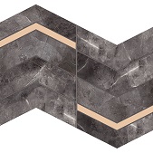 Mozaika ścienna Blackwall black 29,8x25