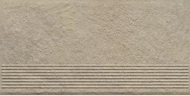 Eremite Crema Stopnica Prosta Struktura MAT 30x60