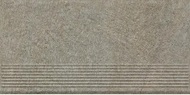 Eremite Taupe Stopnica Prosta Struktura MAT 30x60