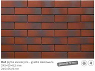 плитка Rot 24,5 х 6,5 х 0,65 з відтінком