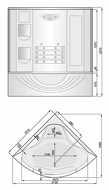 Dafne duo 151X151X227