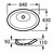 Urbi 6 Washbasin 64x43cm