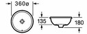 Foro Washbasin ø36cm